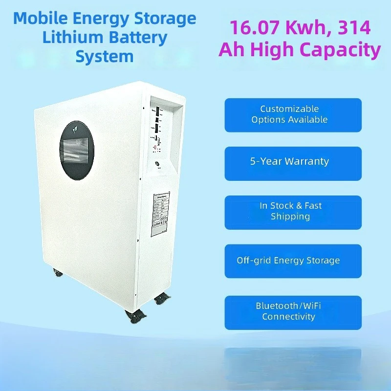 300AH314AH large-capacity lithium battery 48V51.2V household 15-degree 16-degree solar power generation energy storage system