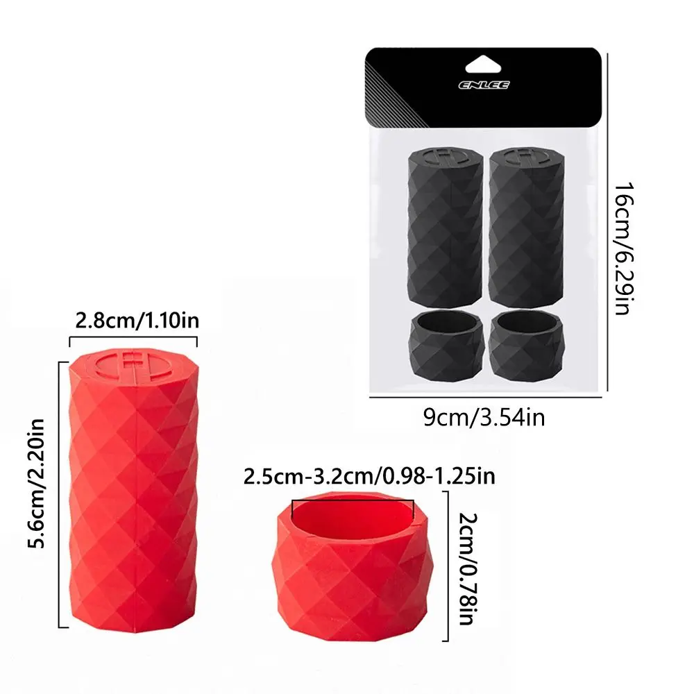 متعدد الألوان دراجة المقود الشريط حلقة ثابتة سيليكون اكسسوارات الدراجة السيطرة غطاء مطاطي مقاوم للماء المضادة للانزلاق #5