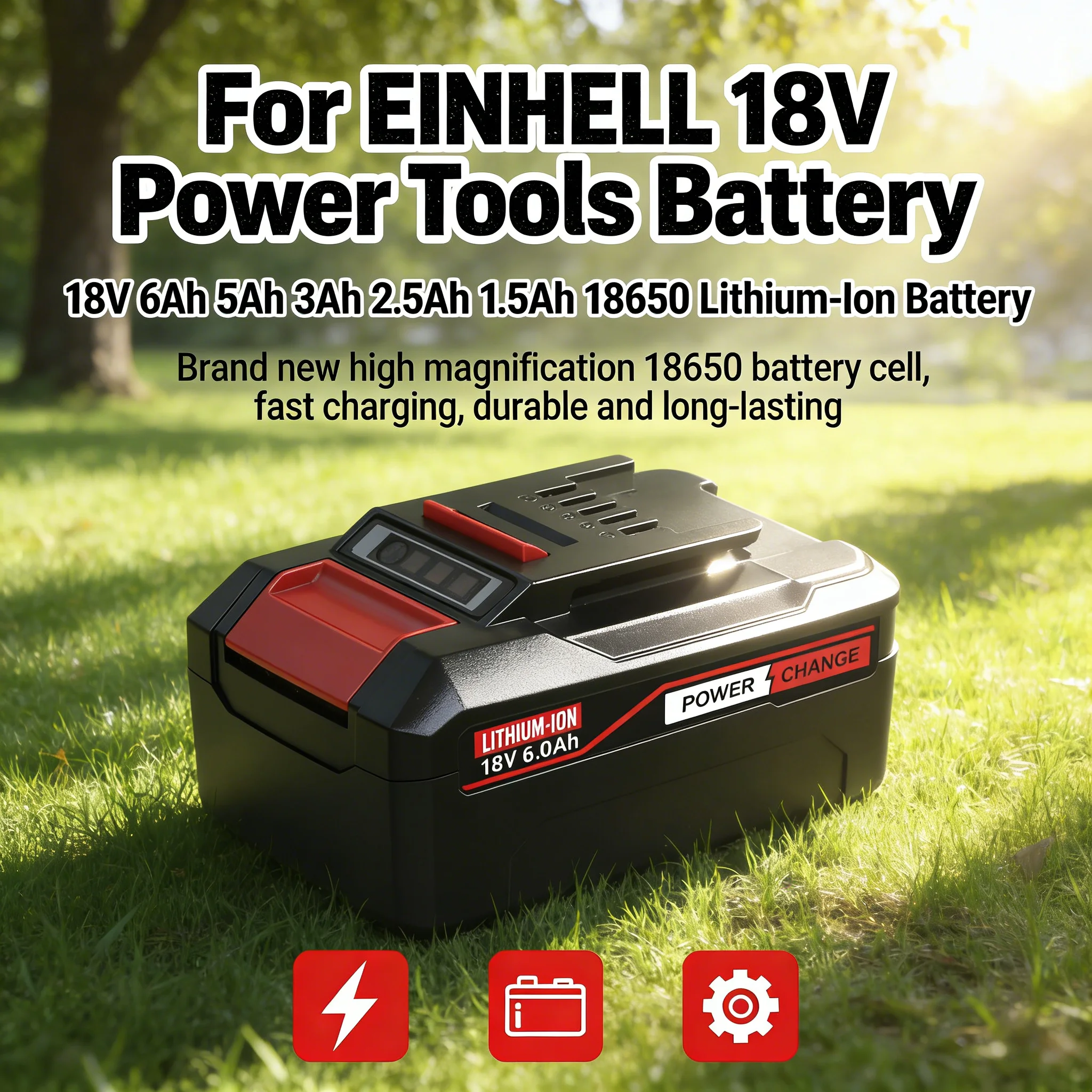 For Einhell 18V 3Ah…