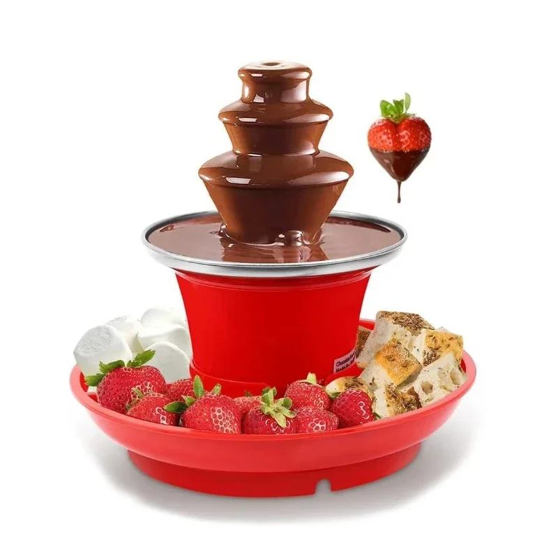 

Professional electric chocolate fountain 3-layer removable commercial chocolate fountain machine