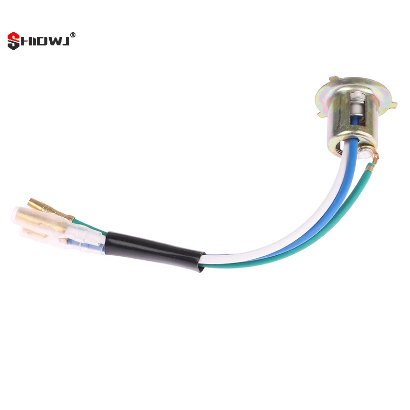 Head Light Bulb Socket Lamp Holder Ignitor Wire Motorcycle Electric Vehicle Single Claw Headlight Lamp Holders 오토바이 헤드라이트 소켓