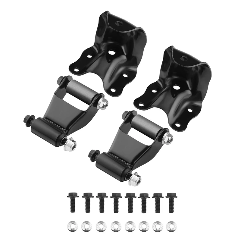 

1 Set Car Springs Rear Hanger And Shackle Bracket Kit 722-001 722-010 For Ford Ranger 1983-2008 Mazda Pickup 1986-2011