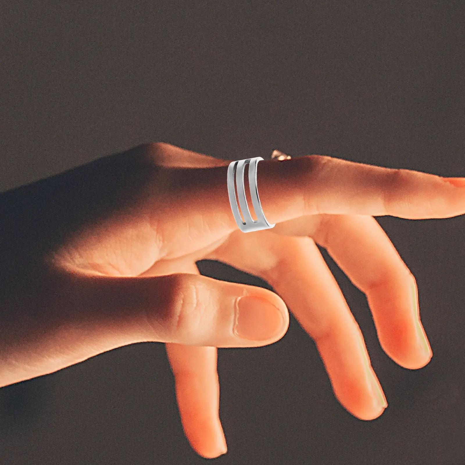 2Pcs Jump Ring Opening and Closing Tool Stainless Steel 17Mm Circle Ring Opener for Jewelry Making DIY Craft Projects and