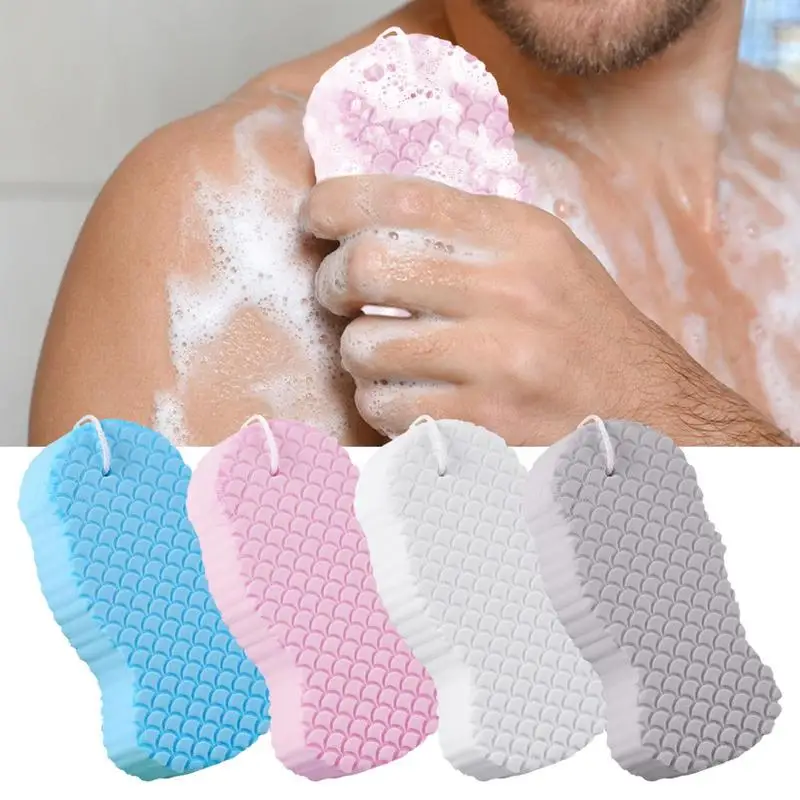 

Super Soft Exfoliating Sponge 3D Body Scrubber Absorbent Bath Sponge Spa Scrub Exfoliator for Dead Skin Removal Body Wash