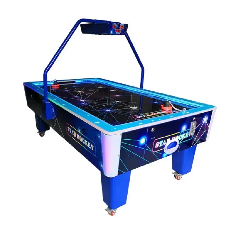 Two Players Interactive Indoor Meteor Air Hockey Game Coin Operated Arcade Hockey Games Machines For Shopping Mall