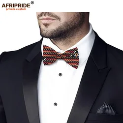 Corbatas africanas con estampado de Ankara para hombres, pajarita de moda para fiesta de mariposa, accesorios para pajarita, Batik de cera