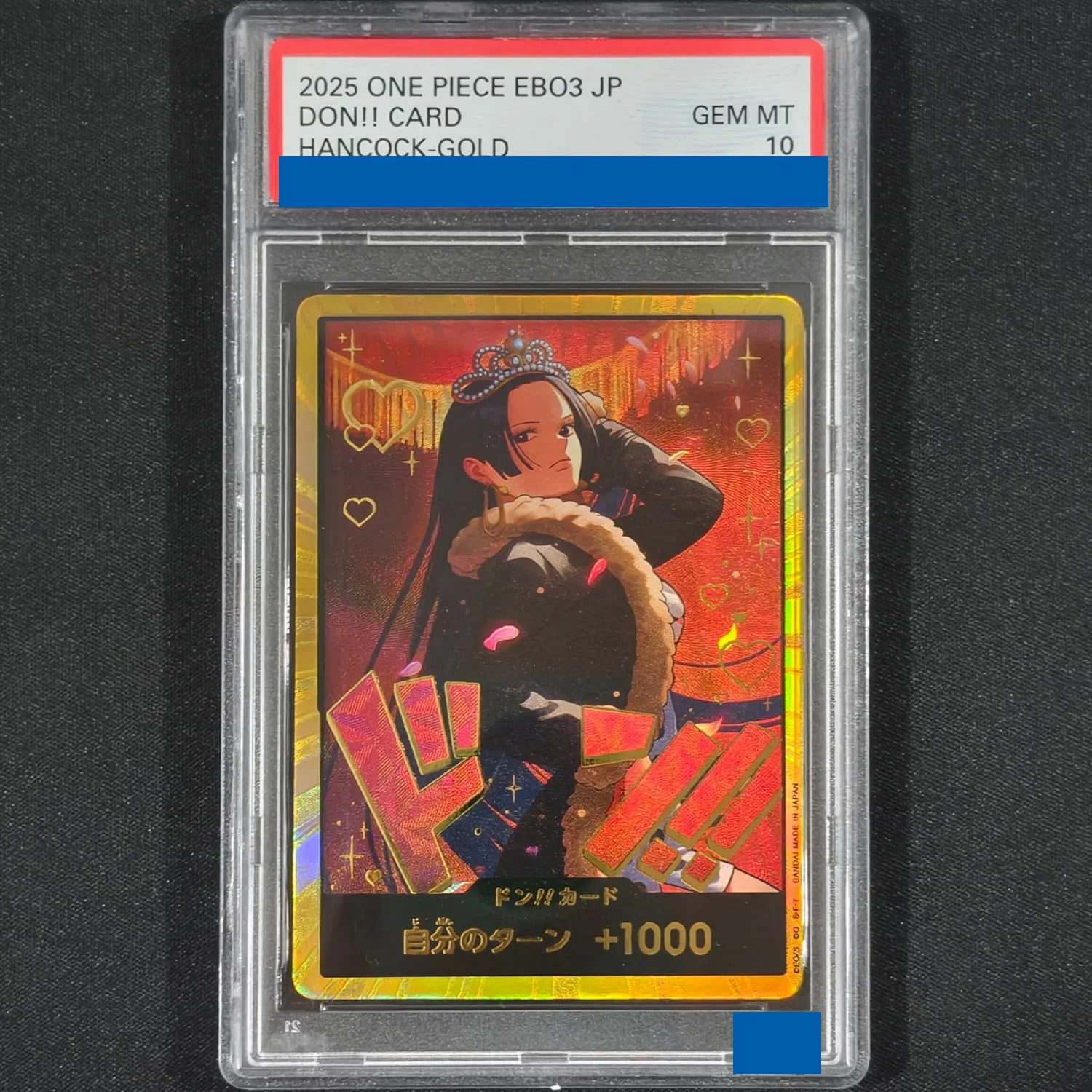 5 STYLE 2025 ONE PIECE JAPANESE EB03-EXTRA BOOSTER -ONE PIECE HEROINES EDITION- DON!! CA Grade 10 Collection Card