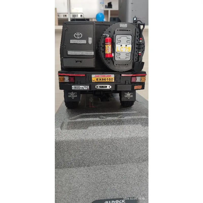 

For RGT EX86160 1/10 LC79 RC Crawler Rear Trunk Storage Box, 3D Printed Cargo Box, Scale Interior Decoration Upgrade Parts