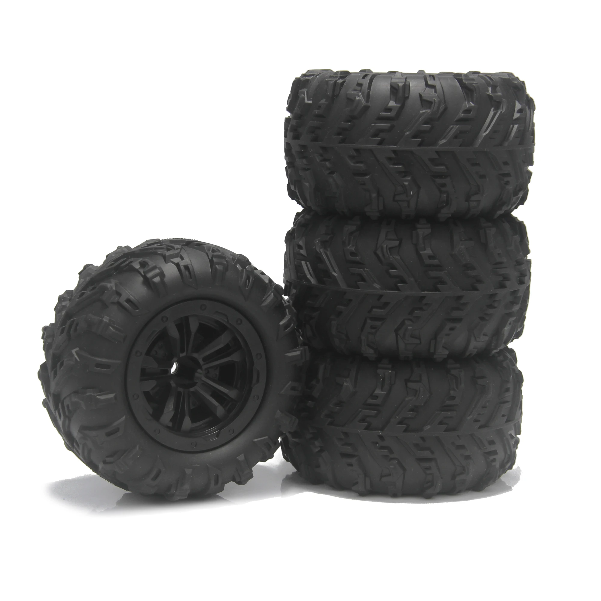 4 Buah/Lot Roda Ban Karet Truk - Hot Wheels Car Monster Trucks ulasan dan harga