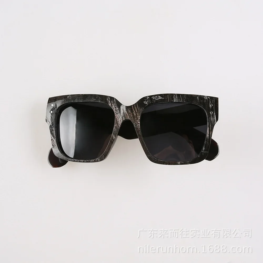 Women Sunglasses Men Unique Square Retro Polarized Unique Glasses Handmade Original Buffalo Horn Classic Luxury Sunglass Men