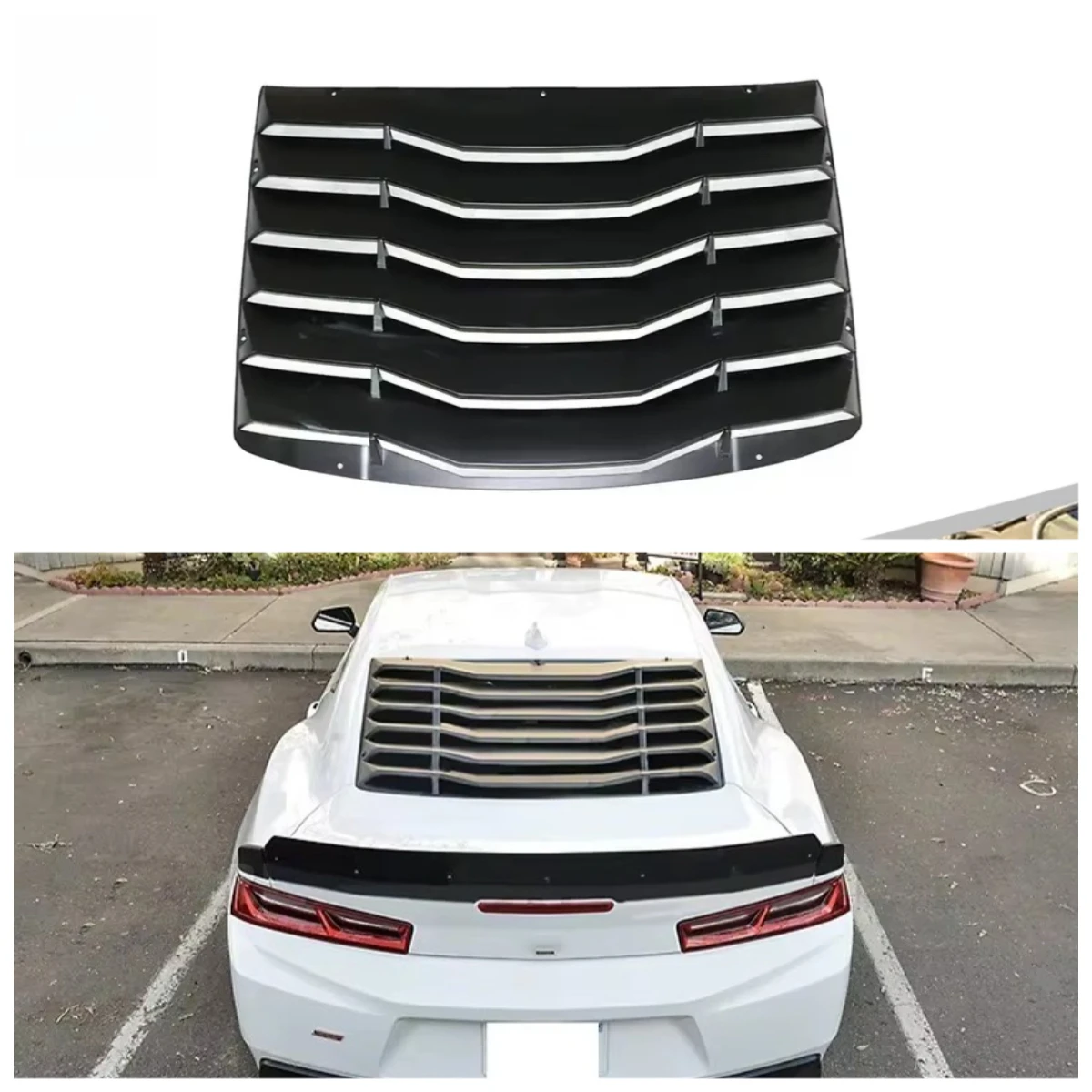 

STROVAN High Quality Auto Part Style Modern Rear Window Louver for Camaro 2016-2022
