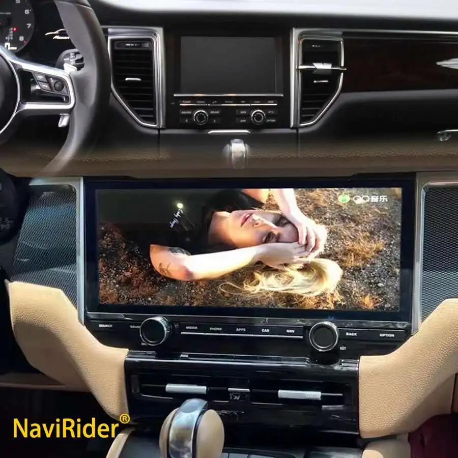 12.3 Inch Qled Screen For Porsche Macan 2011 2012-2018 Android 14 Car Stereo Radio Video Player GPS Navigation Carplay Head Unit