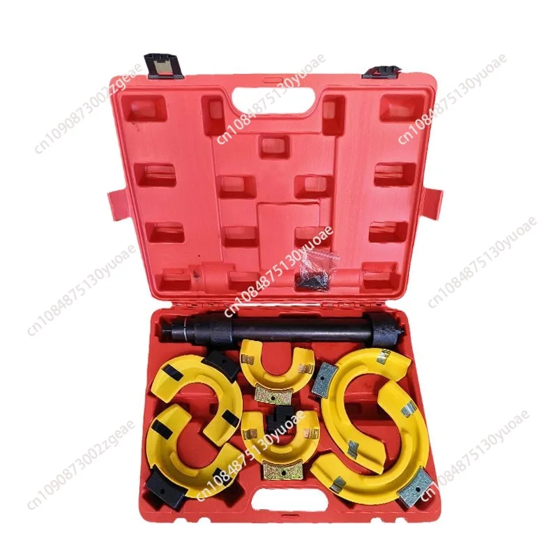 

Universal Interchangeable Spiral Spring Compressor Tool Set, Pillar Spring Compressor Kit