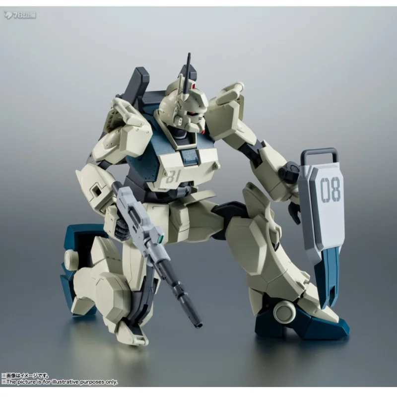 Bandai Original ROBOT Soul Regular Edition 302 RX-79 (G) Ez-8 Jusqu'à Ez-8 Ver. A.NA.M.E. Jouet fait main de poupée d'action d'anime