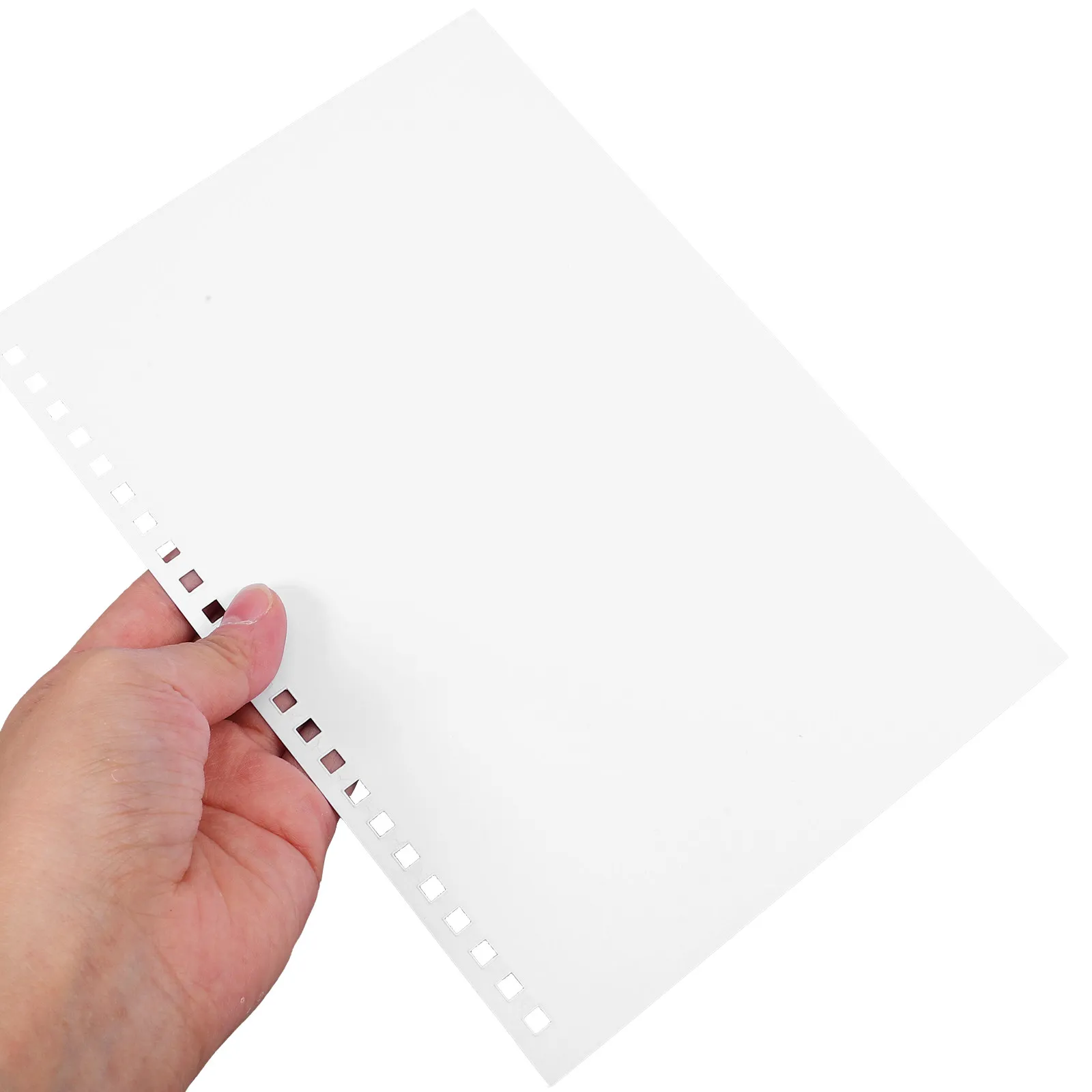

50Pcs Blank Calendar Refills Loose Leaf Pre-Holed Notebook Paper Binder Refill Drawing Painting Paper Blank Binder Refill