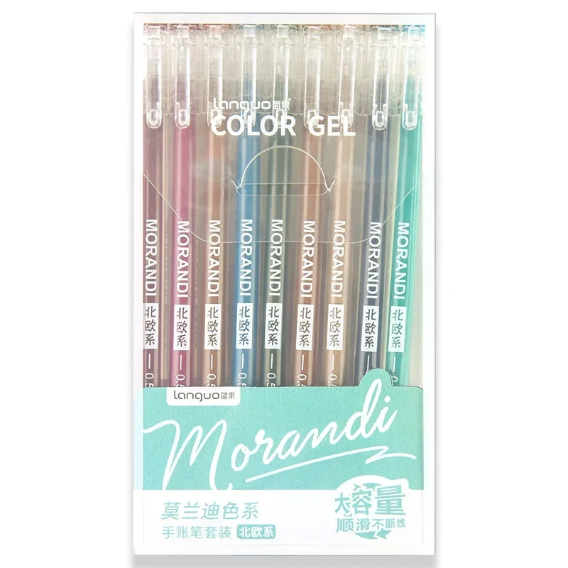 1Box Multi Color Neutral Needle Pen Morandi For Students Neutral Whole Needle Tube