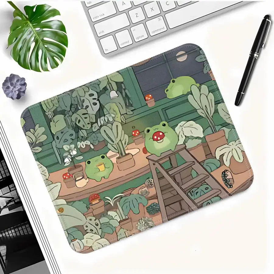 Cute Frog rubber Mouse Pad Game Console Pad Desk accessories Keyboard Mouse Pad Computer Laptop Pad office Pad