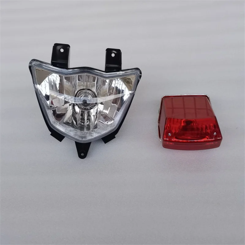 Motorcycle Head Light/Tail Lamp for Jianshe Yamaha Dirtbike JYM125-9 XTZ125 Motocross Rear Brake Stop Light With Bulb