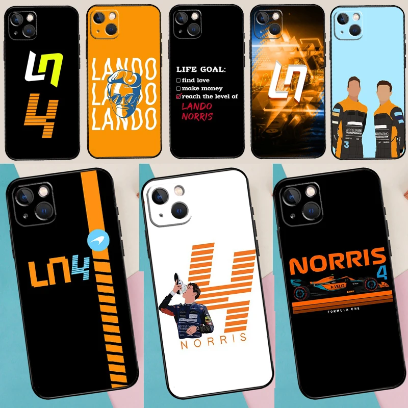 F1 Formula 1 Lando Norris Bumper For iPhone 14 13 Pro Max 12 mini 11 Pro Max 6 7 8 Plus XS XR XS Max SE 2020 Cover