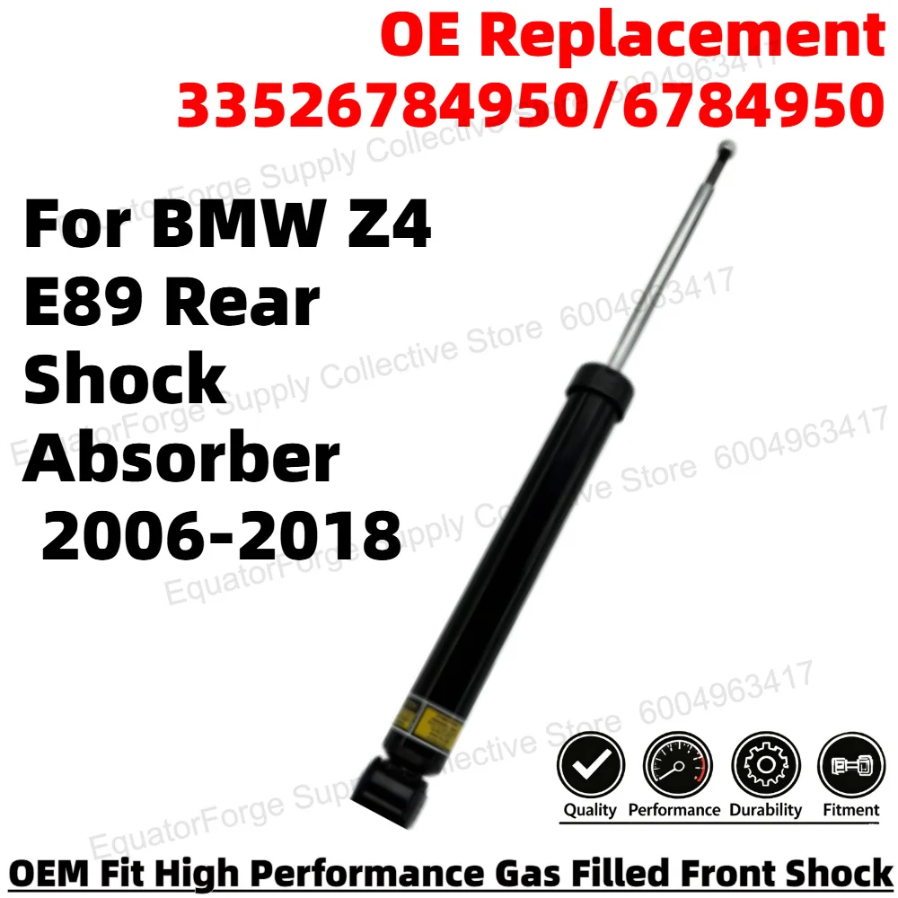High Performance Durable Rear Shock Absorber for BMW Z4 E89 Smooth Ride OE Replacement 33526784950/6784950