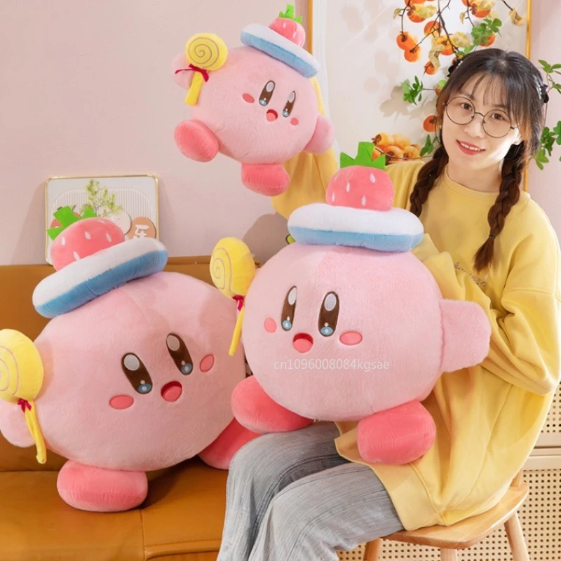 

65cm Big Size Candy Candy Love Star Kirby Soft Plush Toy New Animation Stuffed Plushies Room Decoration Kawaii Birthday Gift