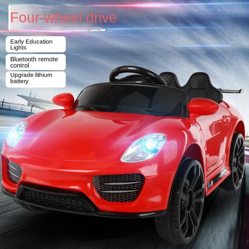 New-Type Rechargeable 12V Battery 4 Wheels Electric Riding Car Toy for Infants 1-4 Years for Kids Gifts Features Remote Control