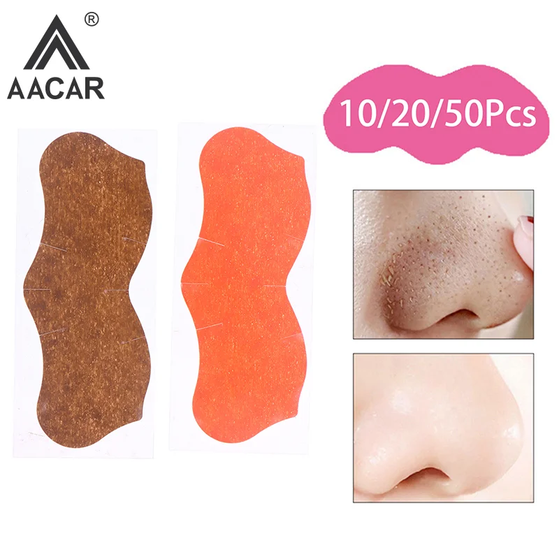 10/20/50 Stuks Mee-eter Verwijderen Neusstrip Acne Krachtige Adsorptie Mijt Remover Diepe Reiniging Krimpen Glad huidverzorging Masker