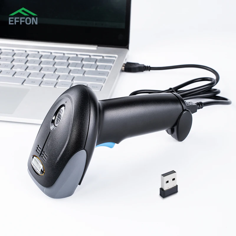 Беспроводной 2D CMOS USB сканер штрих-кодов Effon TH13-B для книг, супермаркетов и логистических центров (формат А4)