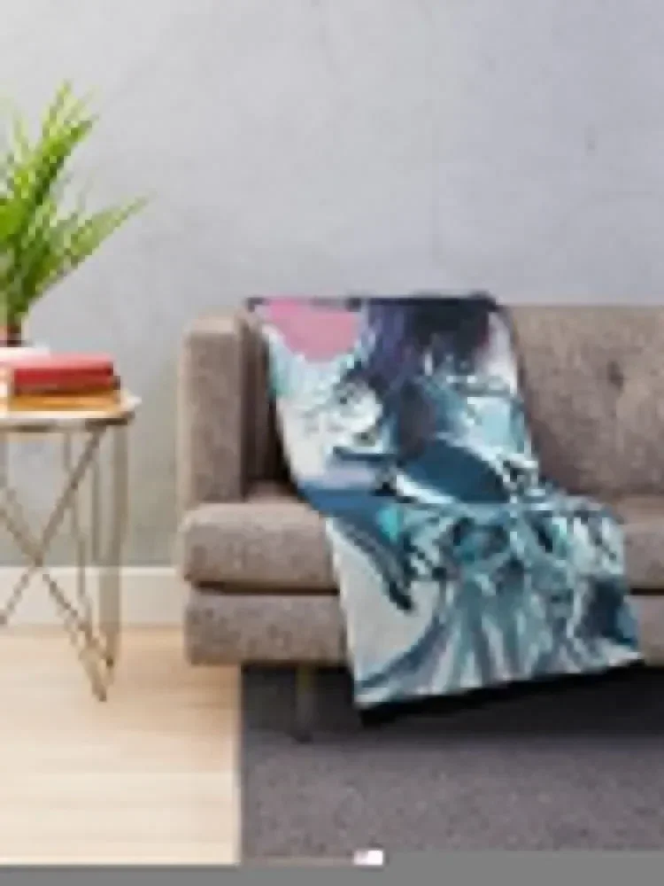 Alita: Battle Angel Throw Blanket cosplay anime warm winter Plaid Personalized Gift Blankets