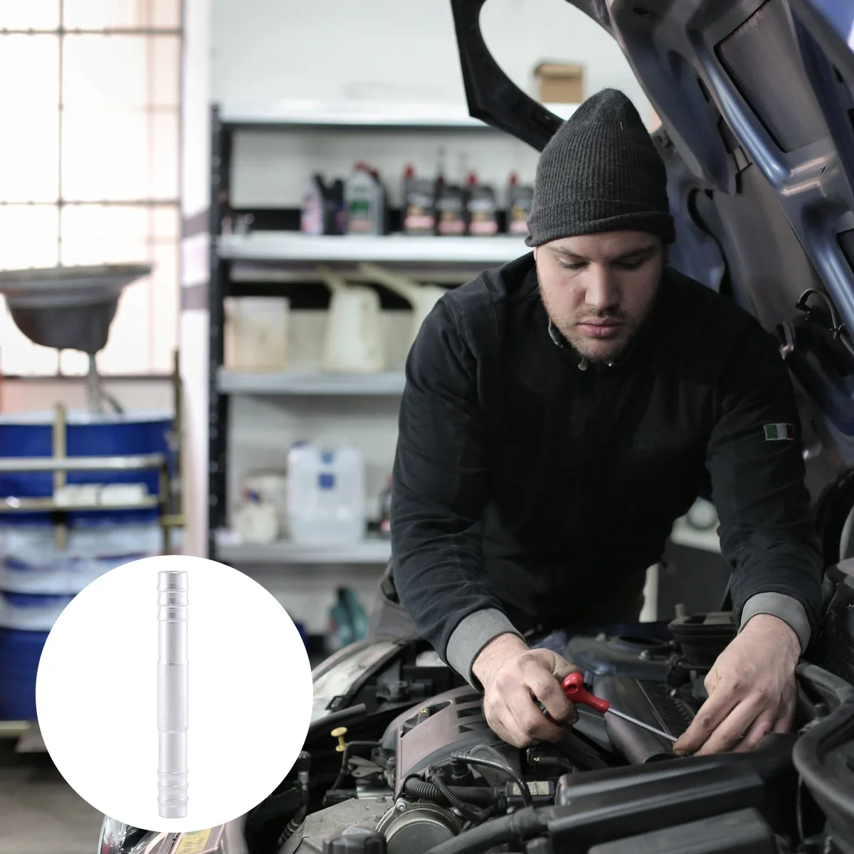 

10Pcs 11mm Fuel Air Conditioning Line Disconnect Set Silver Ergonomic Design Reliable Performance Connection Connection