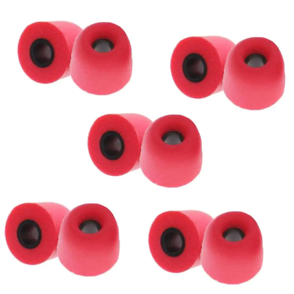 Noise Reduction Memory Foam Earbud Tips Blocking Ambient Noise Sponge Ear Pads for Lenovo Headphones