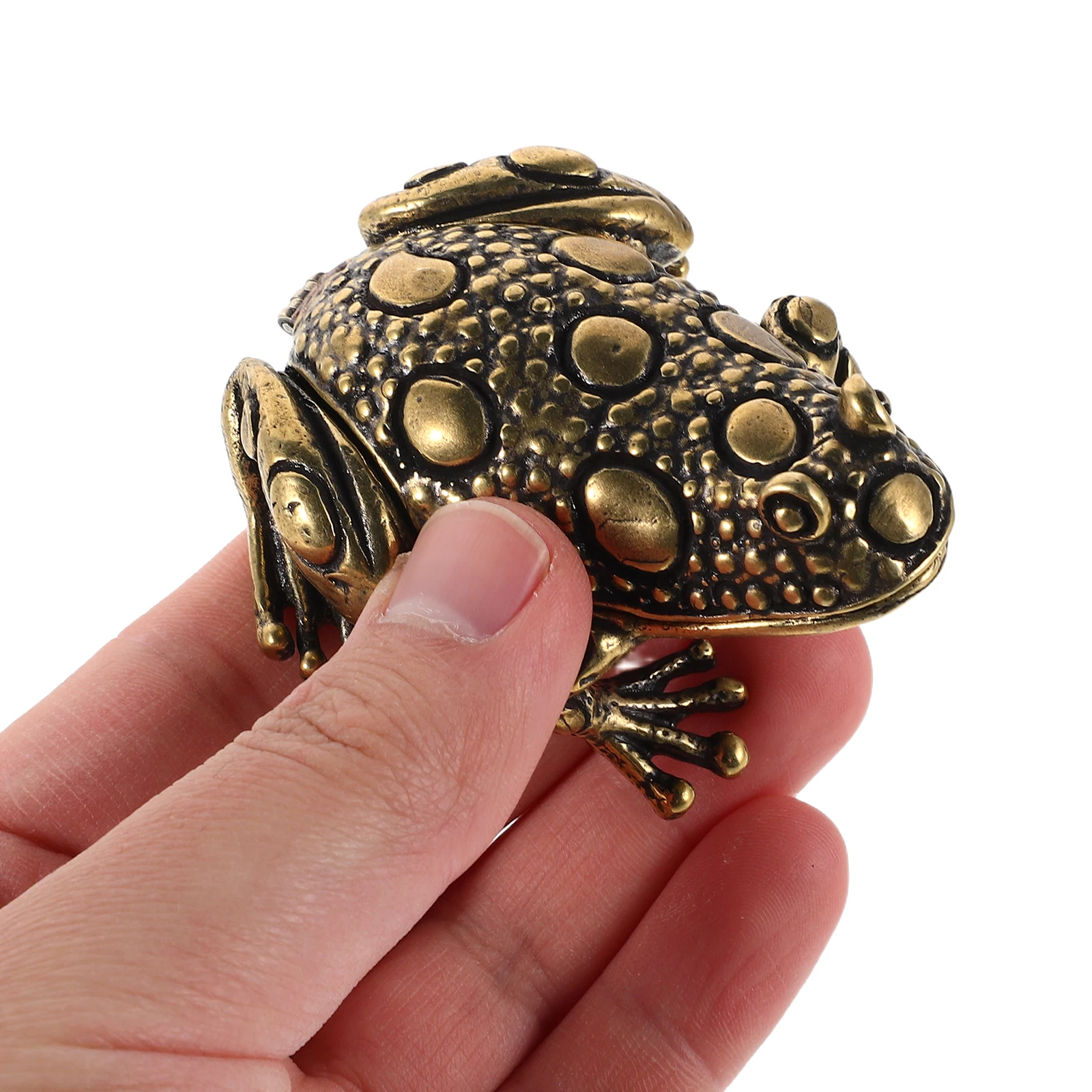 

Style Brass Toad Jewelry Box Vintage Trinket Storage Case Decorative Treasure Container for Rings Table