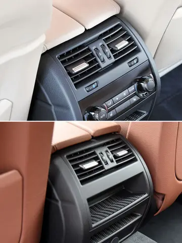 BMW F10 F11 자동차 후면 신선한 에어컨 배출구 블랙 그릴 패널, BMW 5 시리즈 F10 F11 520i 523i 525i 528i 535i 용
