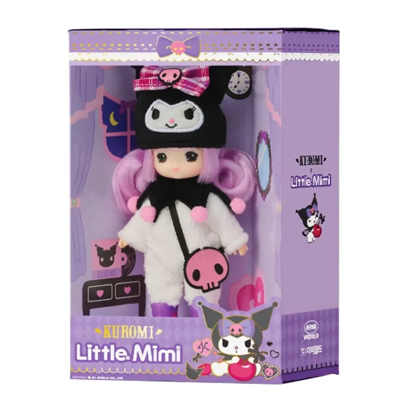 Kleine Mini Saniro Charakter Hallo Plüsch Kitty Kuromi Mymelody Cinnamoroll Pompom Purin Puppe Dress Up Spielzeug Figuren Modelle Niedlich