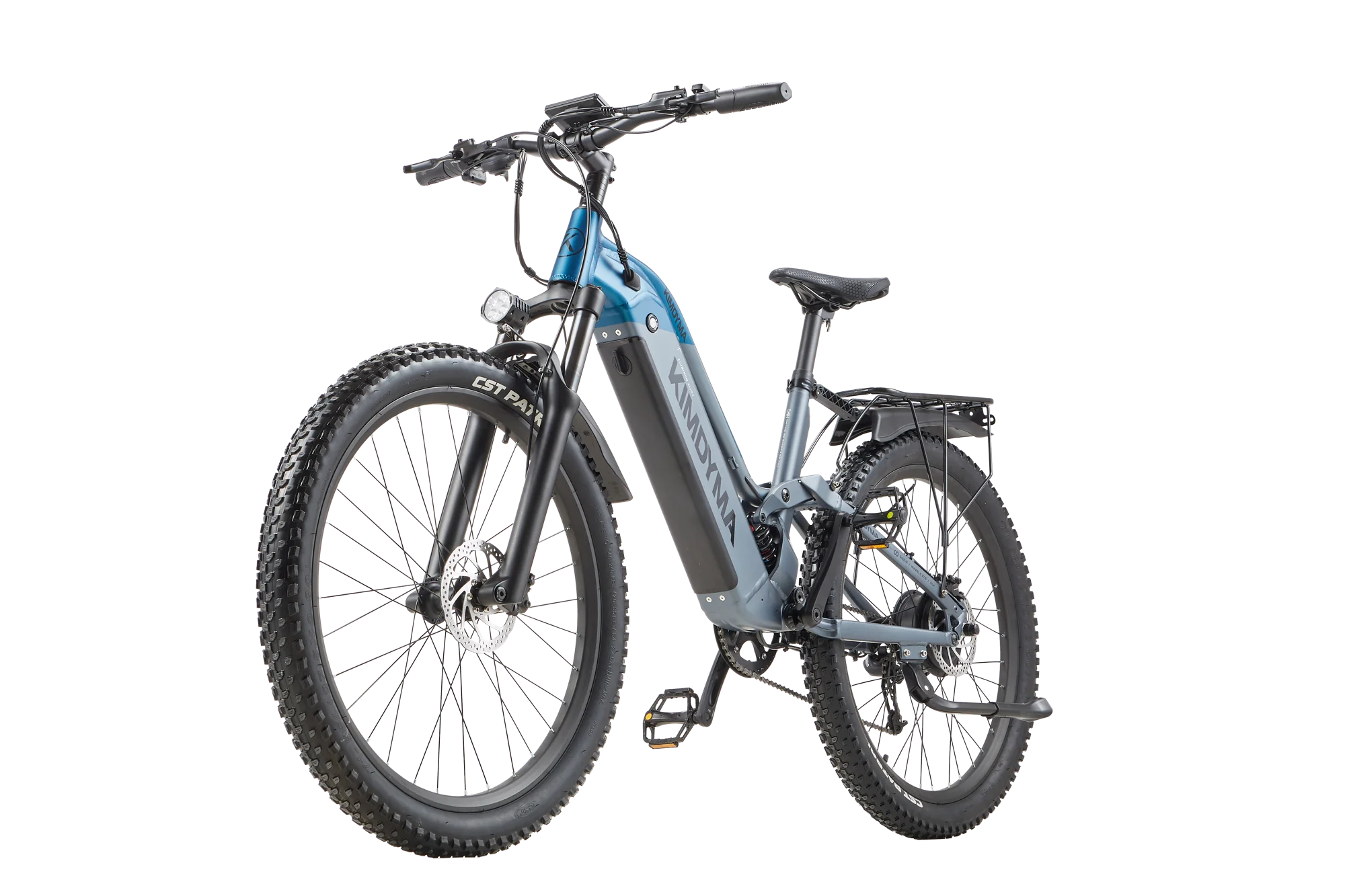 2026 KIMDYMA K02 Elektrofahrrad 27,5 Zoll Allterrain-Reifen 70-80KM Reichweite 25KM/h Geschwindigkeit 48V20AH Abnehmbarer Akku 9-Gang E-Bike – Detail 2