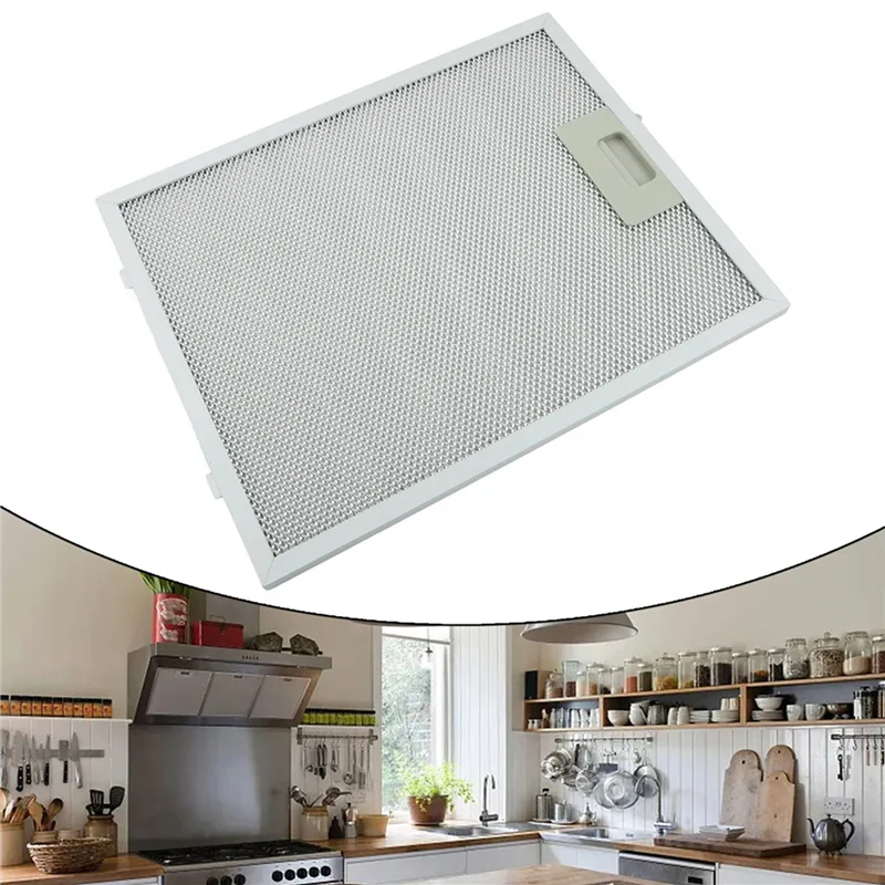A95I-6PCS filtros de exaustor de malha de metal extrator filtro de ventilação 320x260mm cozinhas capôs filtro de óleo gama capô graxa
