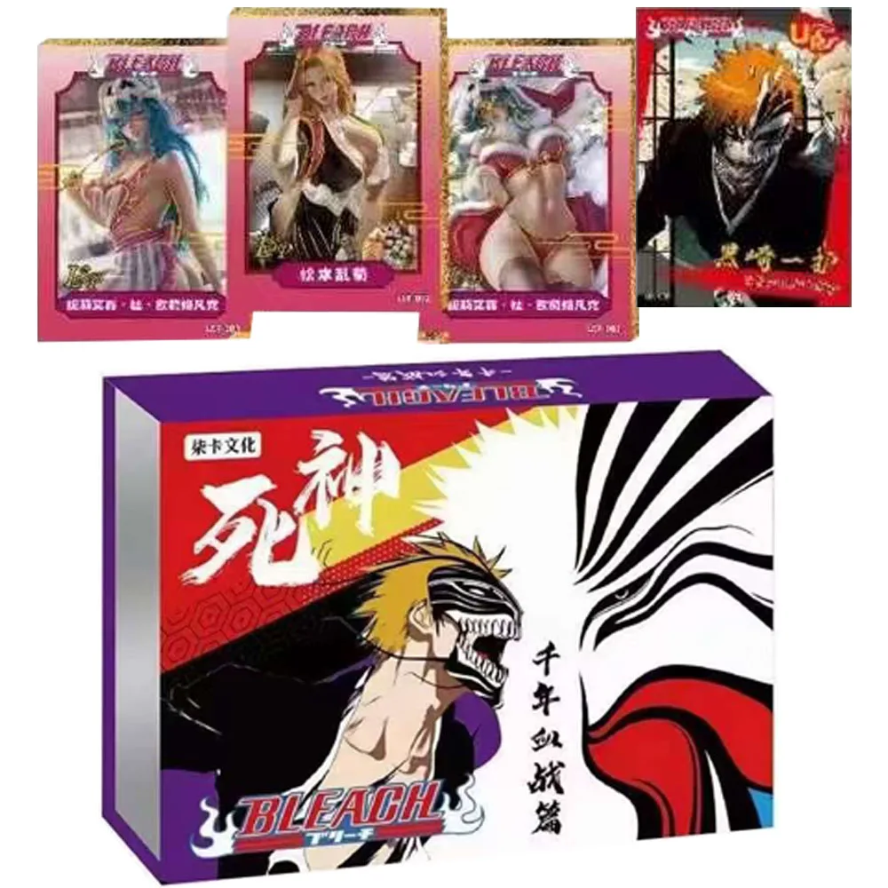 wholesale Japanese Anime Bleach Collection Cards Thousand-year Blood War Board Tcg Game Doujin Toys For Child Kids Gift card