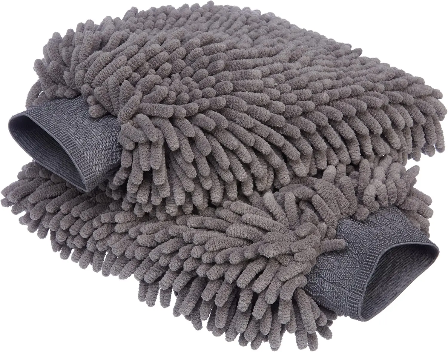 Car Wash Mitt, 2PACK Chenille Microfiber Wash Mitt, Scratch-Free & Lint-Free, Rich Foam, Highly Absorbent, Double Sided, Wash Mi