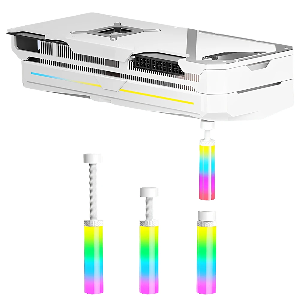 

5V 3Pin ARGB Graphics Card Brace Adjustable Height GPU Support Bracket Telescopic GPU Brace Desktop PC Case Accessories