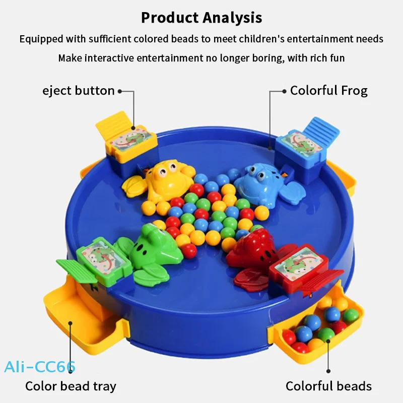 【M】Gra planszowa Żaba Gra Biurkowa Głodna Żaba Gry Intensywna Gra Szybkiego Refleksu Klasyczna Gra Planszowa dla Dzieci Trening Motoryki Małej Dla
