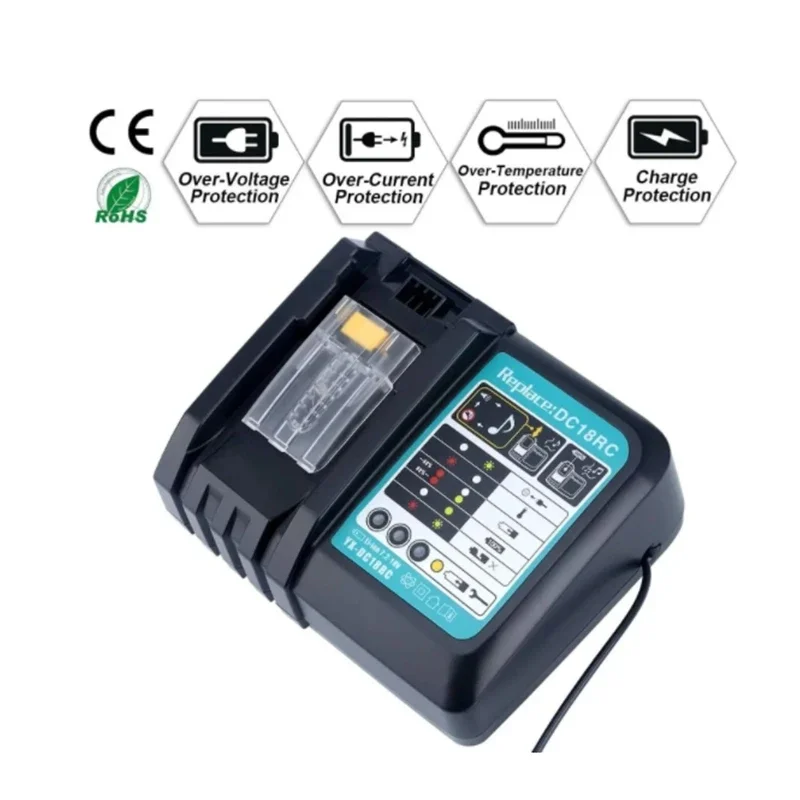 18V 9000mAh replaces MAKITA to replace battery LXT BL1860B BL1860 BL1850 electric tool rechargeable lithium-ion battery+charger