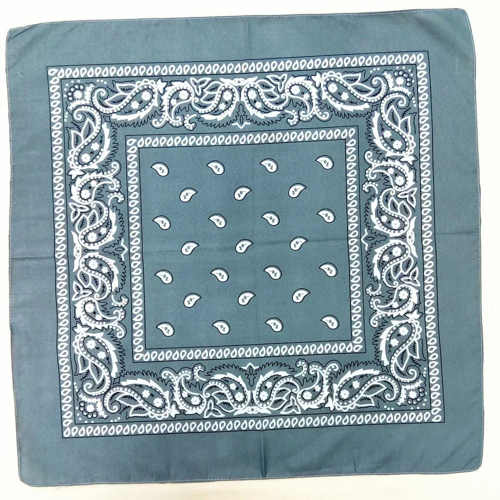 55cm * 55cm Outdoor-Sport Bandana Schal Gesichts maske Reiten Camping Radfahren Kopftuch Rohr Armband Paisley Stirnband Frauen Männer – Detail 26