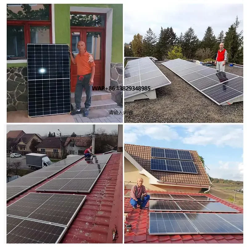 Morel Customizable 10kw-20kw Hybrid Solar Power System Monocrystalline Silicon Panel MPPT Controller for Home Use