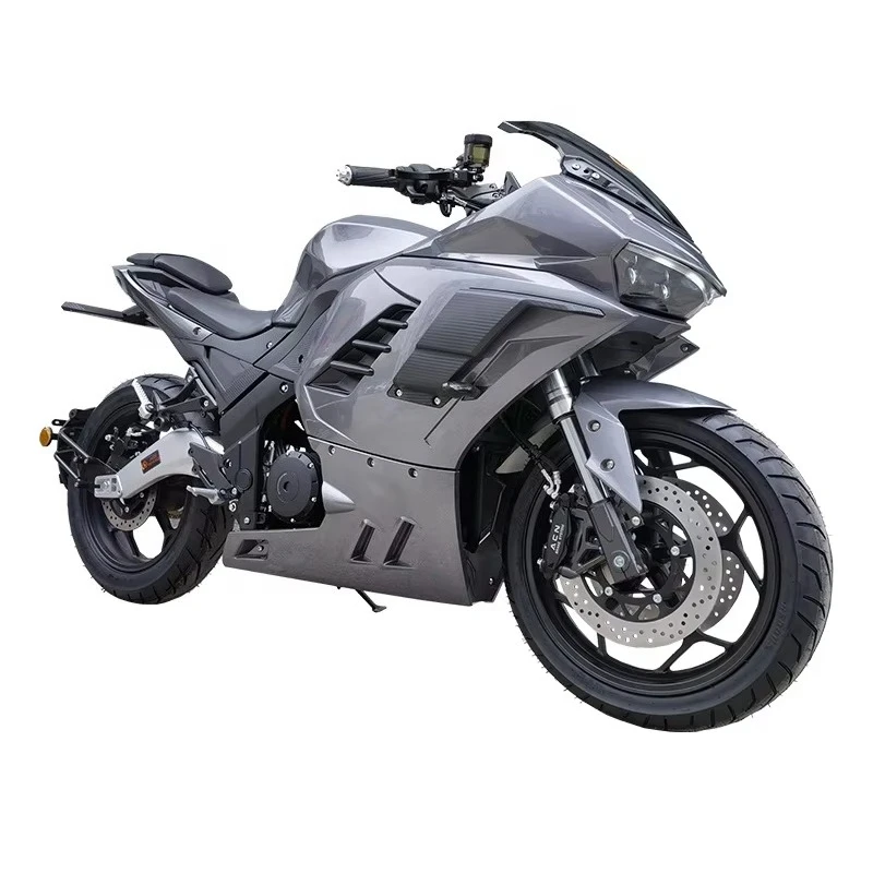 Electric Racing Motorcycle 5000W 8000W 220km Range Brushless Motor Super Speed Central Chain for Sale