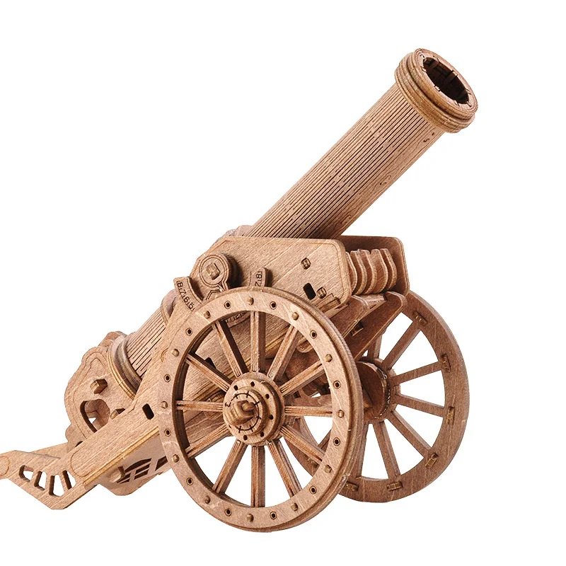 ชุดประกอบโมเดลเครื่องจักรกลไม้ DIY ของเล่นเสริมพัฒนาการ รถรบโบราณ บัลลิสต้า ตัวต่อจิ๊กซอว์ สำหรับเด็กผู้ชาย เด็กๆ ของเล่น STEM ประวัติศาสตร์