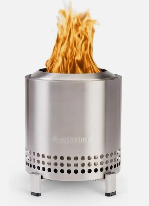 

Solo Strove Mesa XL 7-дюймовая настольная костра бездымная из нержавеющей стали с подставкой