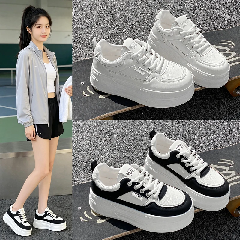 Autumn and winter fashionable casual women's shoes with thick soles