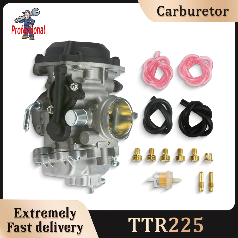 

34MM Motorcycle Carburetor For Yamaha TTR225 TTR-225 XT225 Serow XT 225 1999-2004 5FG-14901-00-00 Motorcross Dirt Pit Bike Carb