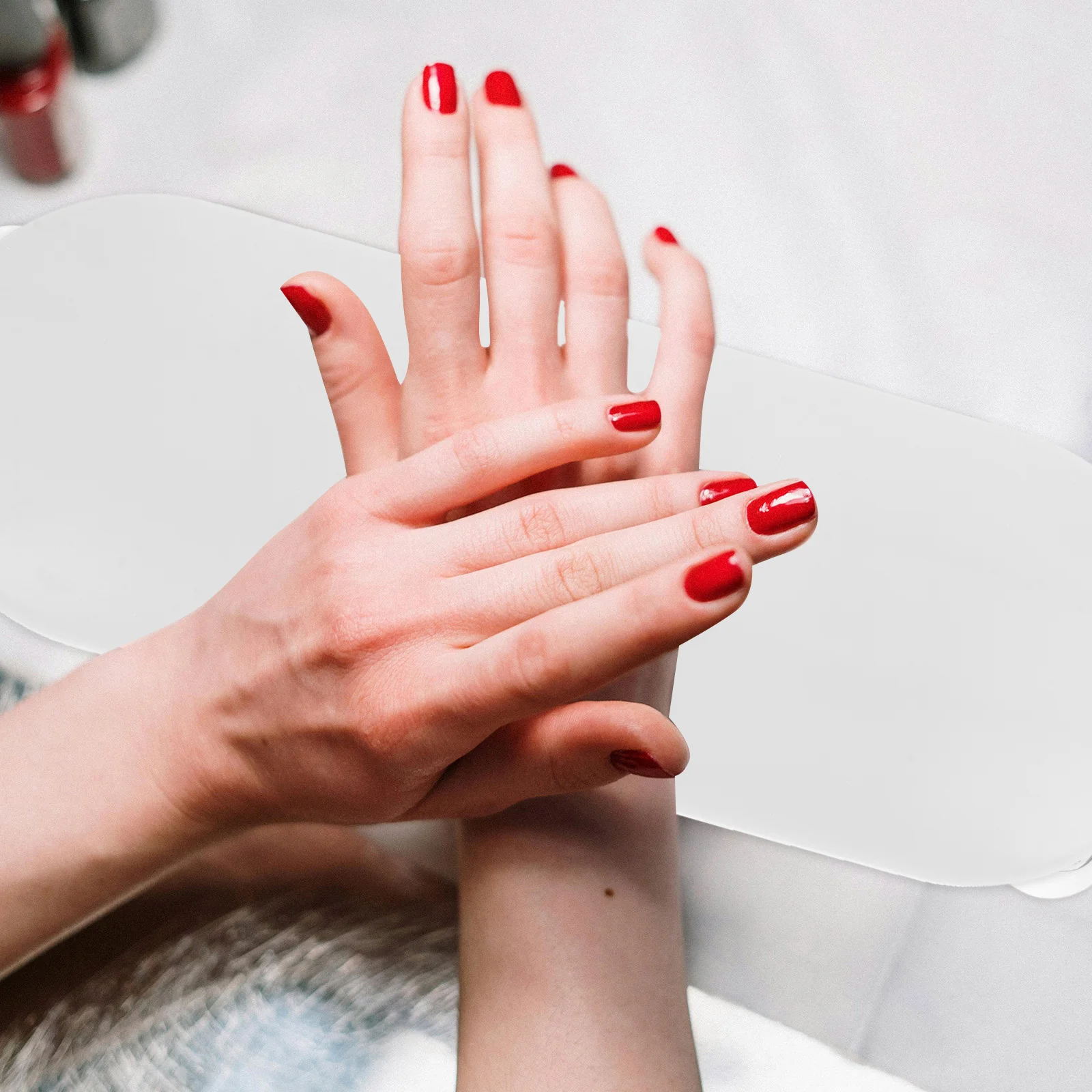 Armsteun Handhouder Opvouwbare manicurestandaard Comfortabele polssteun Stabiele antislip handsteun voor Nail Tech Table