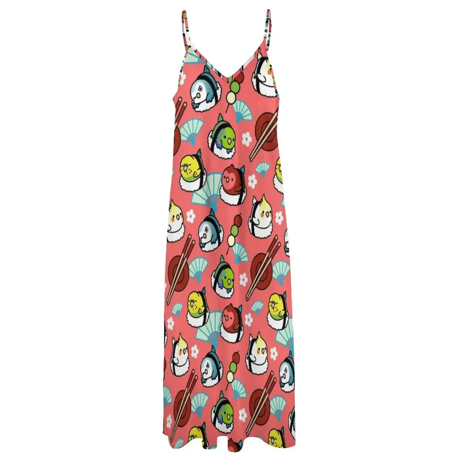 Sushi Time with Cody the Lovebird & Friends Sleeveless Dress women's evening dresses ceremony dresses Evening dresses Dress